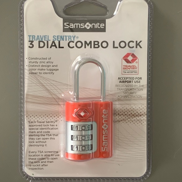 Samsonite Travel Sentry 3 Dial Combination Lock - Picture 2 of 8
